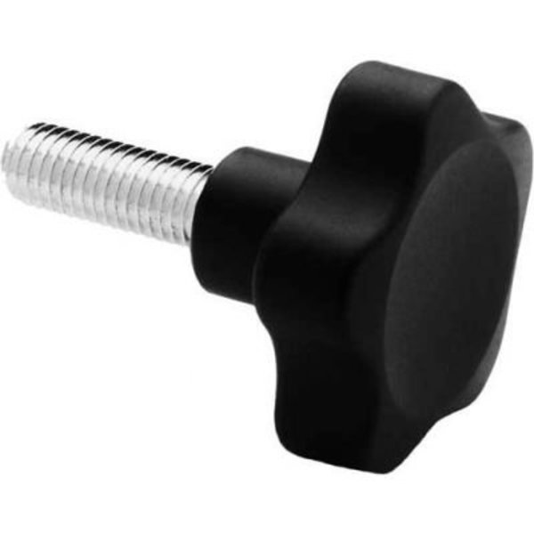 J.W. Winco J.W. Winco EN5337.5 Solid Five Lobed Knob, 0.75", 1/4"-20 5337.4-1.26-1/4X20-0.75-ST